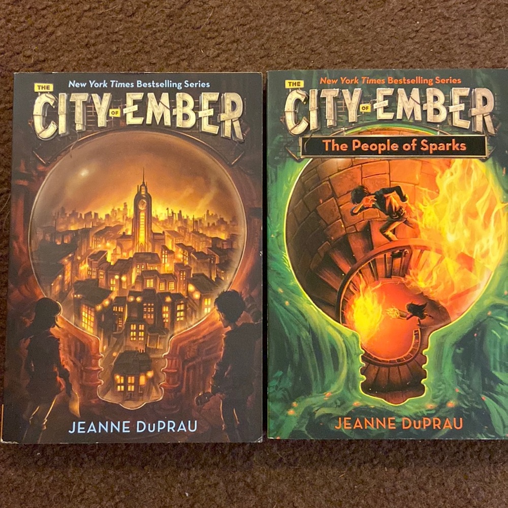 book, The City Of Ember, The City Of Ember Book 2 by Jeanne Duprau, set of 2